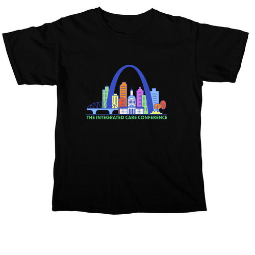 2026 CFHA Conference Logo, a Black Comfort Colors Unisex Tee
