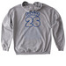 Saint-Gabriel Nom des finissants, a Sport Grey Gildan Softstyle Pullover Hoodie (back-view)