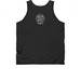 Girls Rugby Tank Tops, a Black Classic Unisex Tank Top (back-view)