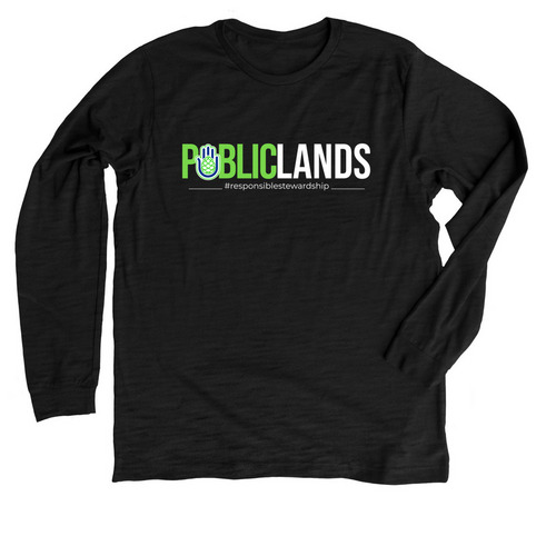 PUBLICLANDS 2022 Design&nbsp;, a Solid Black Blend Premium Long Sleeve Tee