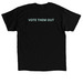 Enough, a Black Classic Unisex Tee (back-view)