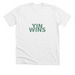 Yin Wins, a Solid White Blend Premium Unisex Tee