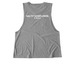 You look like the 4th of July, a Aluminum Grey Allmade Eco Triblend Women?s Muscle Tank (back-view)