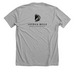 Jaydyn Belle Horsemanship, a Athletic Heather Premium Unisex Tee (back-view)