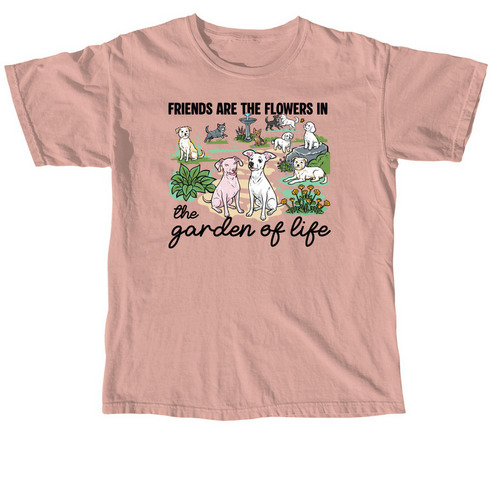 Spring into Summer with Piglet and his Pack, a Peachy Comfort Colors Unisex Tee
