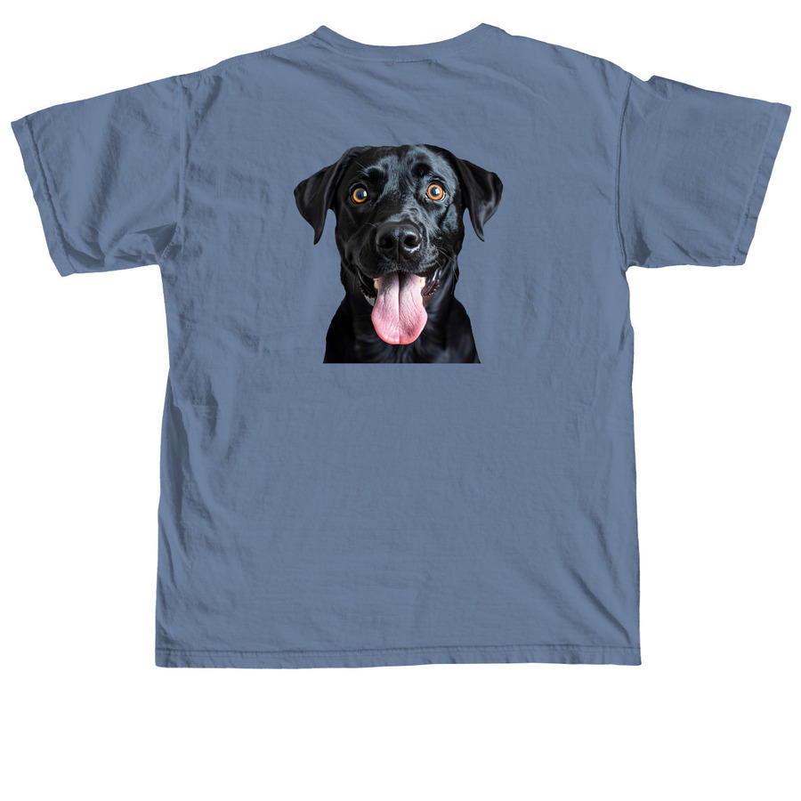 Derp Mode Activated - Black Lab 1, a Blue Jean Comfort Colors Unisex Tee (back-view)