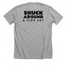 Shuck Around & Find Out, a Athletic Heather Premium Unisex Tee (back-view)