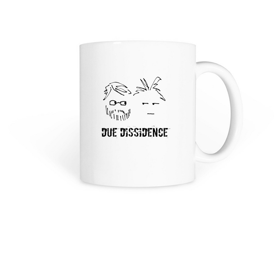 Cartoon Logo Mug, a White Coffee Mug