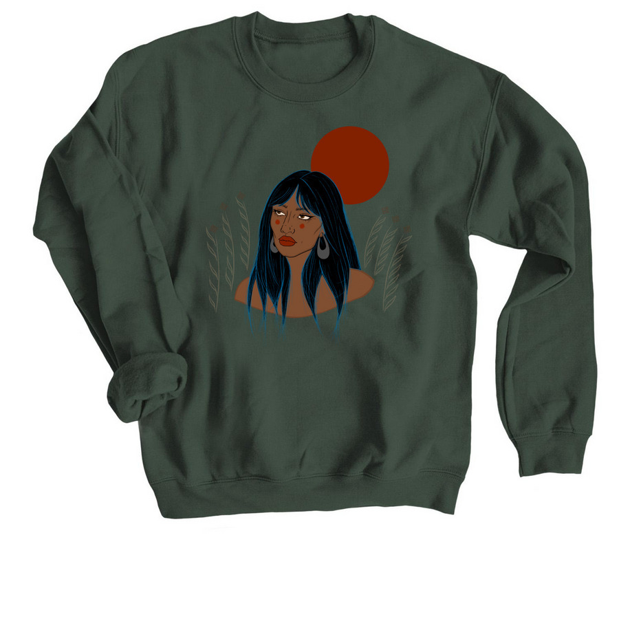 ? UNDER THE BLOOD MOON&nbsp;?, a Forest Crewneck Sweatshirt