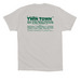 Twin Town Old Time Poster Design, a Solid Athletic Grey Premium Cotton Tee (back-view)