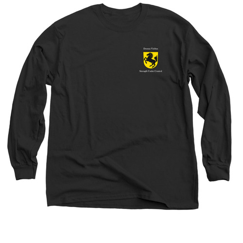 Viribus House Shirt, a Black Classic Long Sleeve Tee