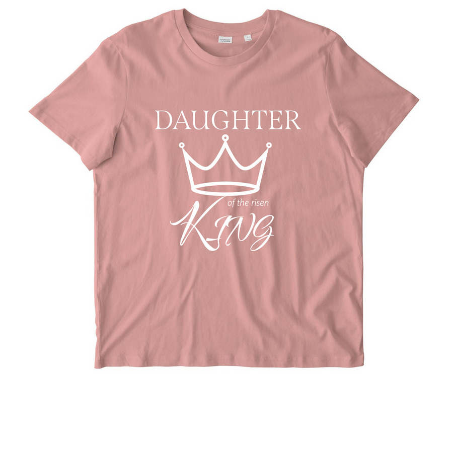 Daughter of the risen King, a Canyon Pink Stanley/Stella Unisex Crafter Tee