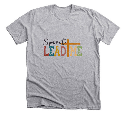 SPIRIT LEAD, a Athletic Heather Premium Unisex Tee