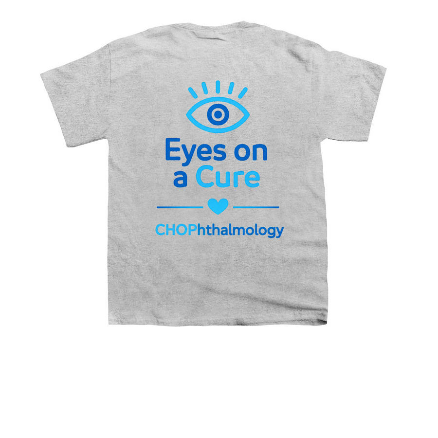 CHOPhthalmology Sickle Cell Walk, a Sport Grey Youth Unisex Tee (back-view)