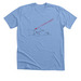 Laser Shark T-Shirt, a Heather Carolina Blue Premium Unisex Tee