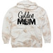 WAAGR Golden Mom, a Dusty Pink Tie Dyed Pullover Hoodie