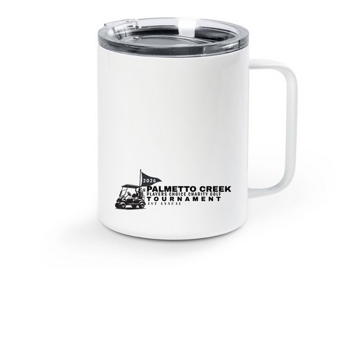 The Players Choice Collection, a White Stainless Steel Travel Mug