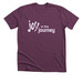 Joy in the Journey - Whimsy, a Heather Maroon Premium Unisex Tee