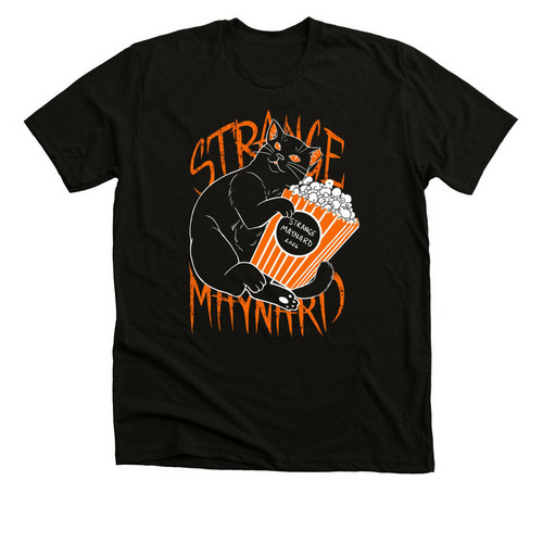 Strange Maynard 2026 Shirt, a Solid Black Blend Premium Unisex Tee