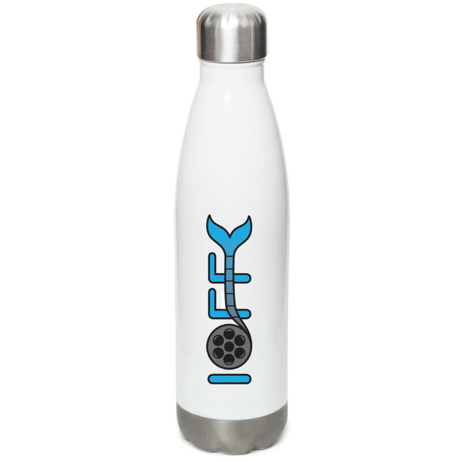 Ocean Conservation, a White Stainless Steel Water Bottle