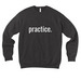 ronin practice.&nbsp;, a Dark Grey Heather Premium Drop Shoulder Sweatshirt