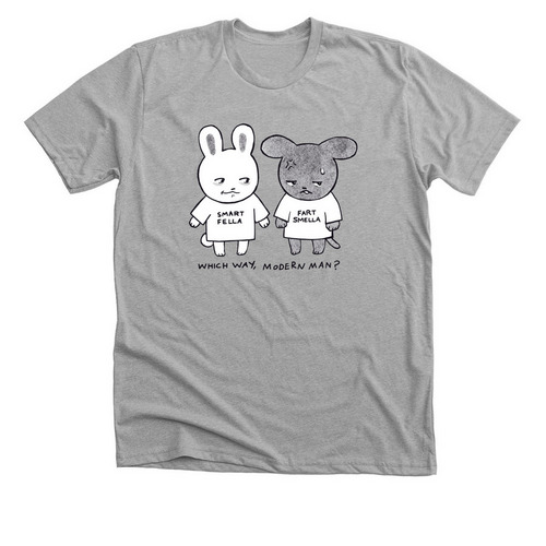 modern man, a Athletic Heather Premium Unisex Tee