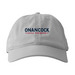 Onancock Sails Forward Hats, a Dolphin Printed Eco Baseball Cap