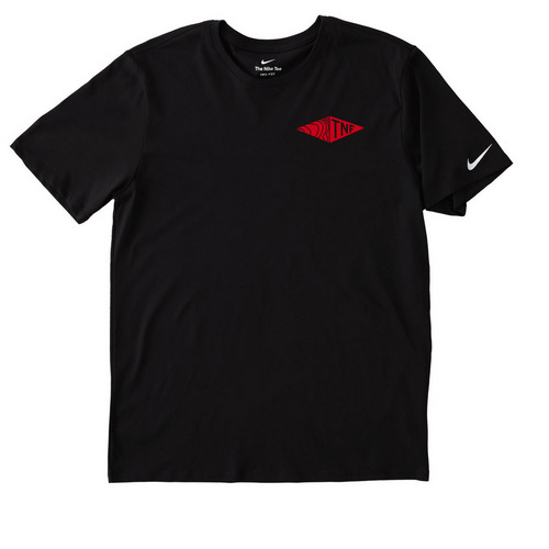 Lion (Red Logo) 2026 - Nike Apparel, a Black Nike Dri-FIT Jersey Blend Performance Tee