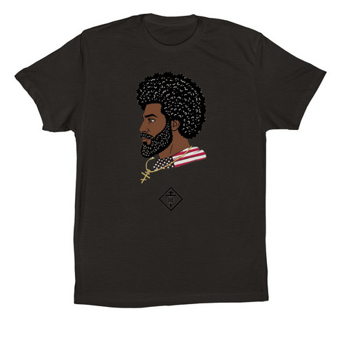 Black American Legionnaire&nbsp;, a Black Premium Cotton Tee