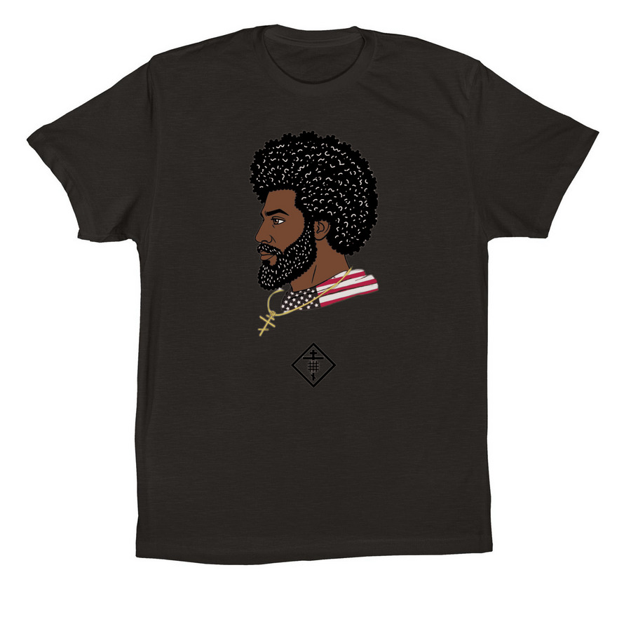 Black American Legionnaire&nbsp;, a Black Premium Cotton Tee