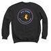 APHON DFW Apparel, a Black Crewneck Sweatshirt (back-view)