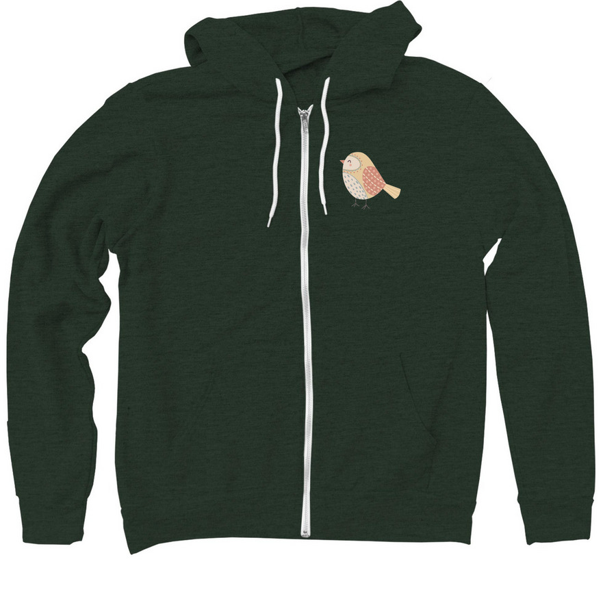 CET Nature Space, a Heather Forest Zip Up Hoodie