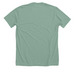 Phases, a Heather Dusty Blue Premium Unisex Tee (back-view)
