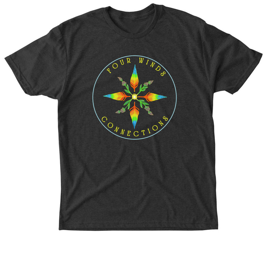 Four Winds Connections, a Vintage Black Triblend Unisex Tee