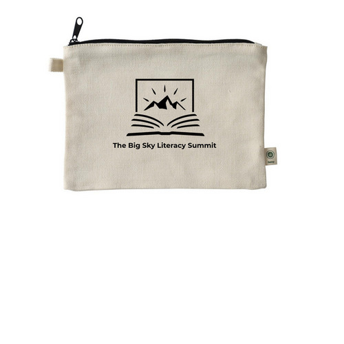 Big Sky 9"x7" Logo Pouch, a Natural 9"x7" Hemp Blend Pouch