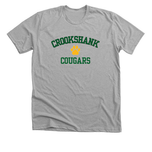 Crookshank Spirit Wear, a Athletic Heather Premium Unisex Tee