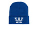 Westbrook Music Beanies, a Royal Blue Printed Cuffed Beanie