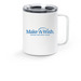 The Classic Collection, Steel Mug, a White Stainless Steel Travel Mug