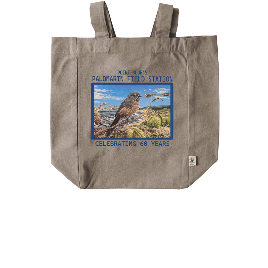 Palomarin Field Station's 60th Anniversary!, a Pumice Recycled Cotton Tote Bag