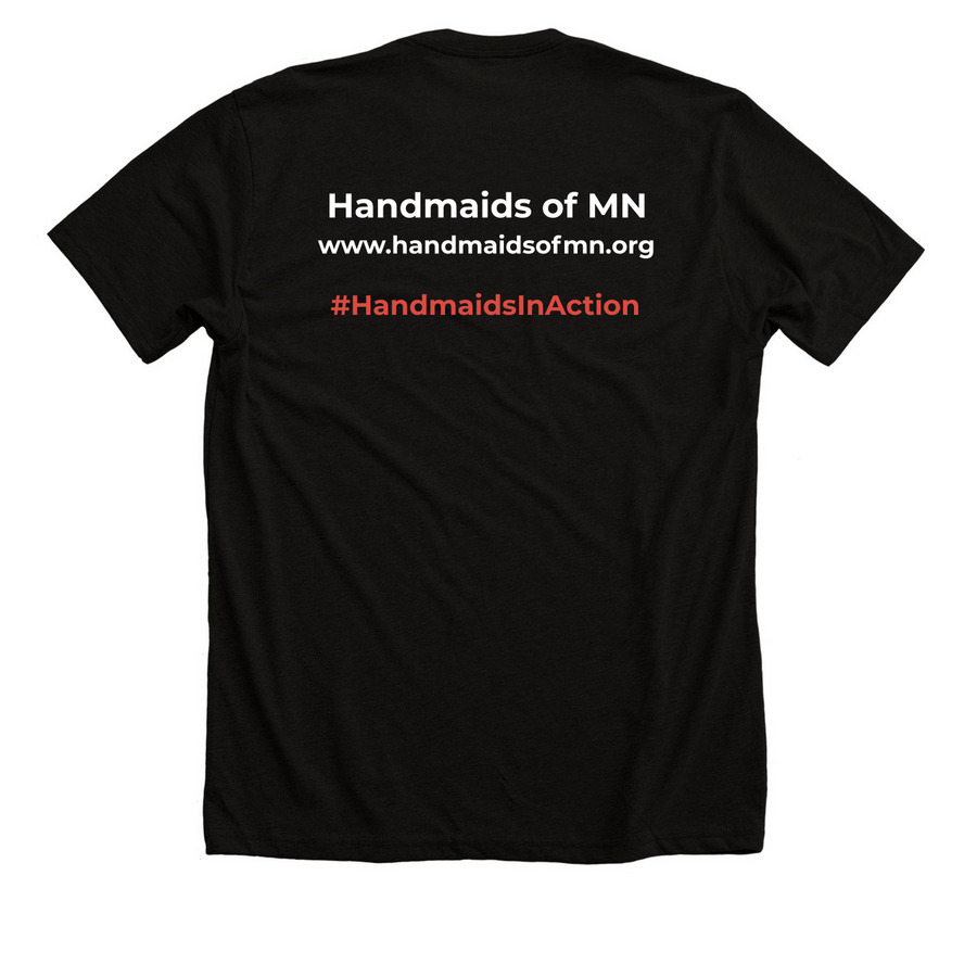 Be part of something bigger than yourself., a Solid Black Blend Premium Unisex Tee (back-view)