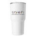 Stxbp1 Friends, a White Insulated Tumbler