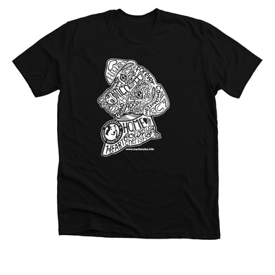 Lovable Lab, a Solid Black Blend Premium Unisex Tee