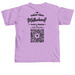 Running Toward Motherhood!, a Neon Violet Comfort Colors Unisex Tee (back-view)
