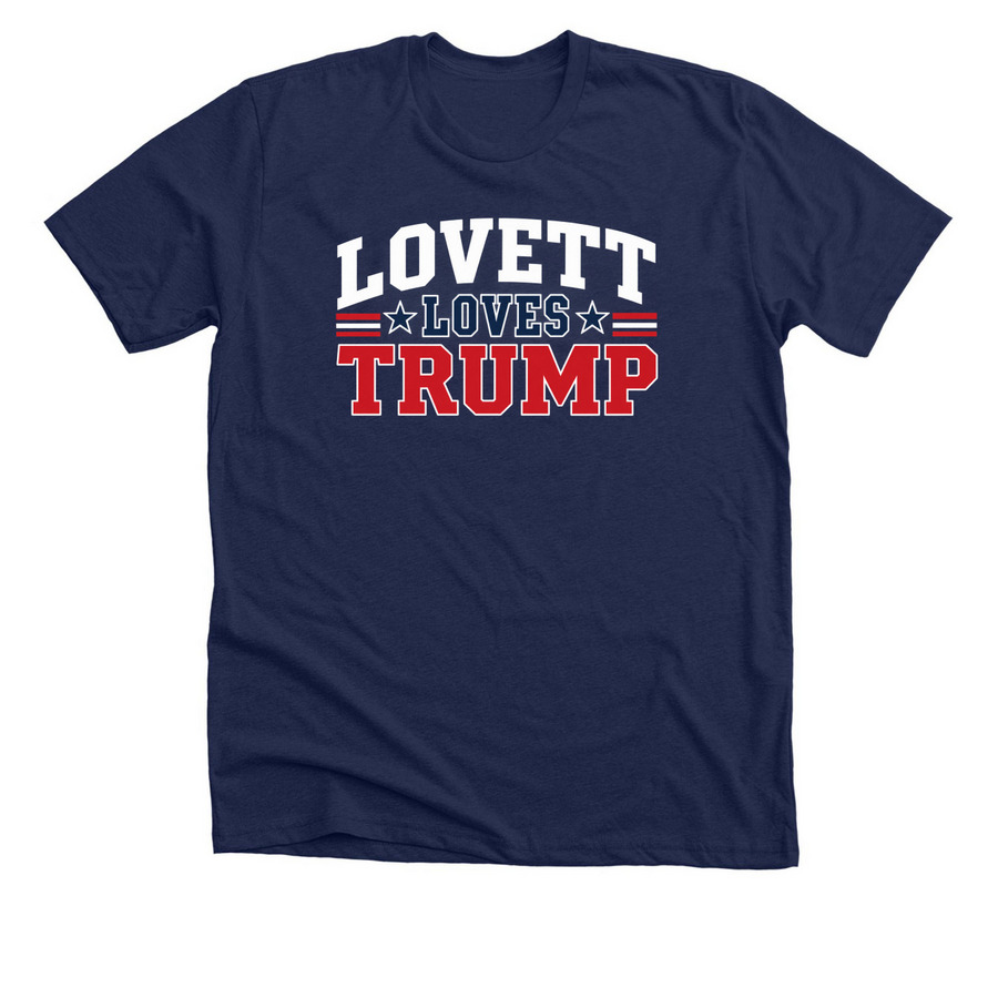 LLT, a Solid Navy Blend Premium Unisex Tee