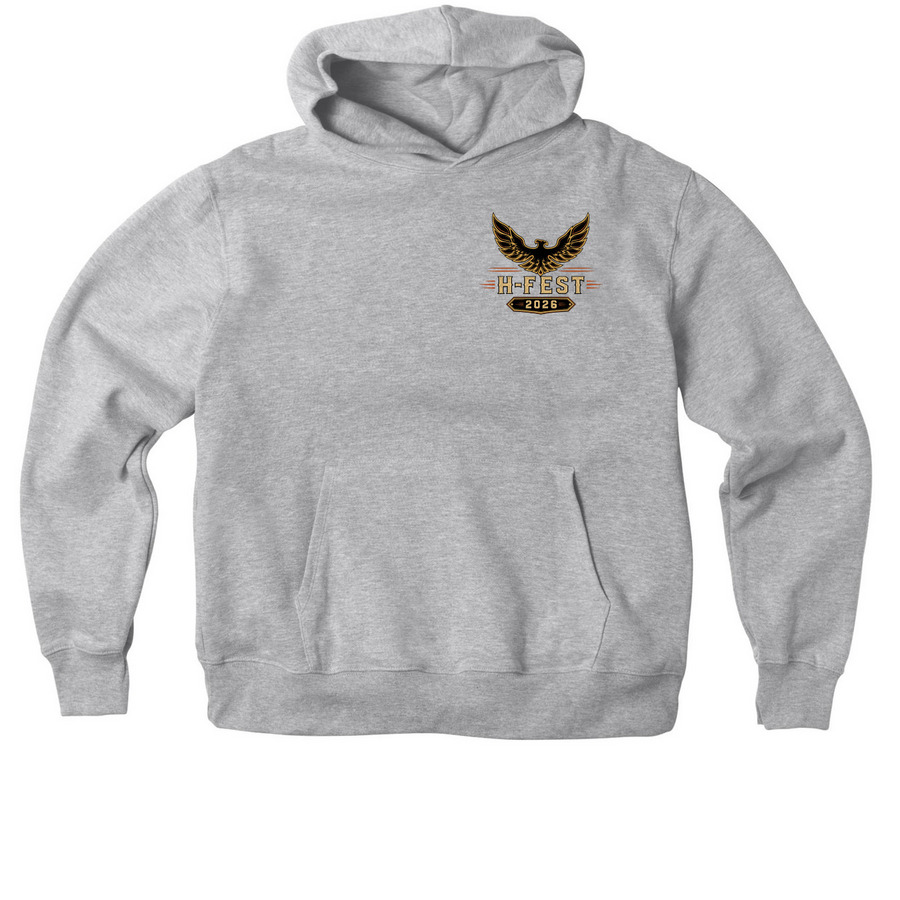 H-Fest 2026, a Athletic Heather Premium Heavyweight Pullover Hoodie