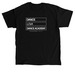 DLDA TEEN/ADULT Team Options (white font), a Black Classic Unisex Tee