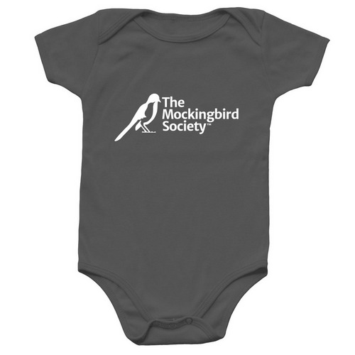 MOCKINGBIRD FAMILY? Baby Onesie, a Charcoal Infant Onesie