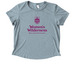 Classic WW Purple Logo, a I Like You Blue Allmade Eco Triblend Women?s Scoop Neck Tee