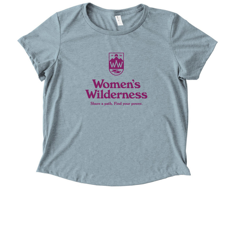 Classic WW Purple Logo, a I Like You Blue Allmade Eco Triblend Women?s Scoop Neck Tee