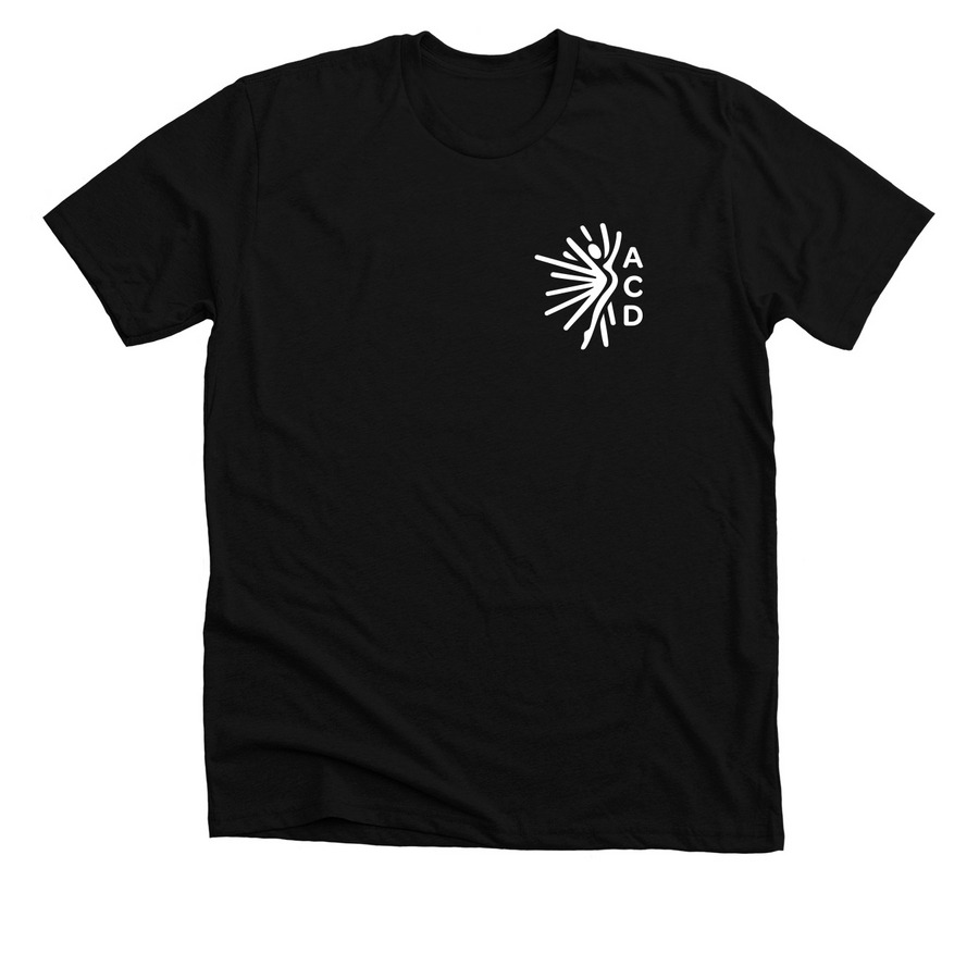 Arvada Center Dance General Tops, a Solid Black Blend Premium Unisex Tee
